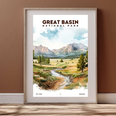 Great Basin National Park Poster, Travel Art, Office Poster, Home Decor | S8 - image4